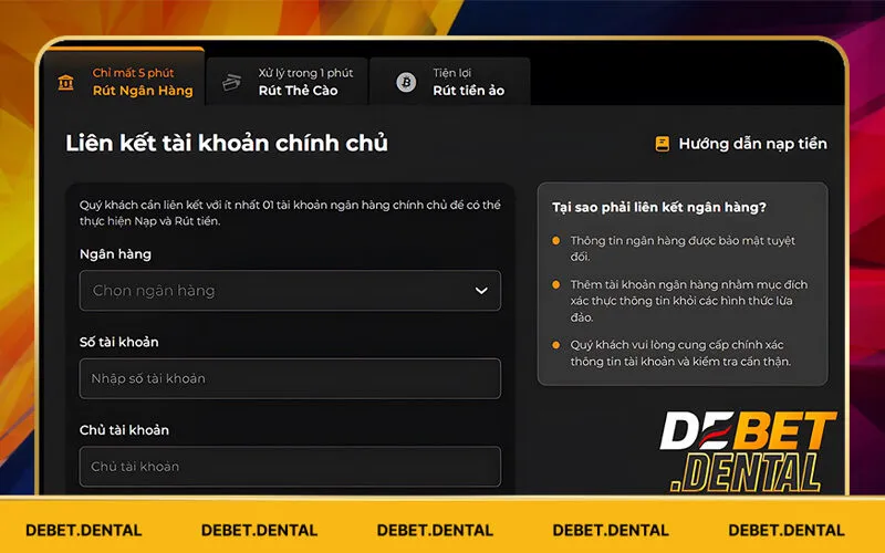 Rút Tiền Debet | Gặt Hái Thành Quả Về Tay Nhanh Chóng 2 Ngân hàng
