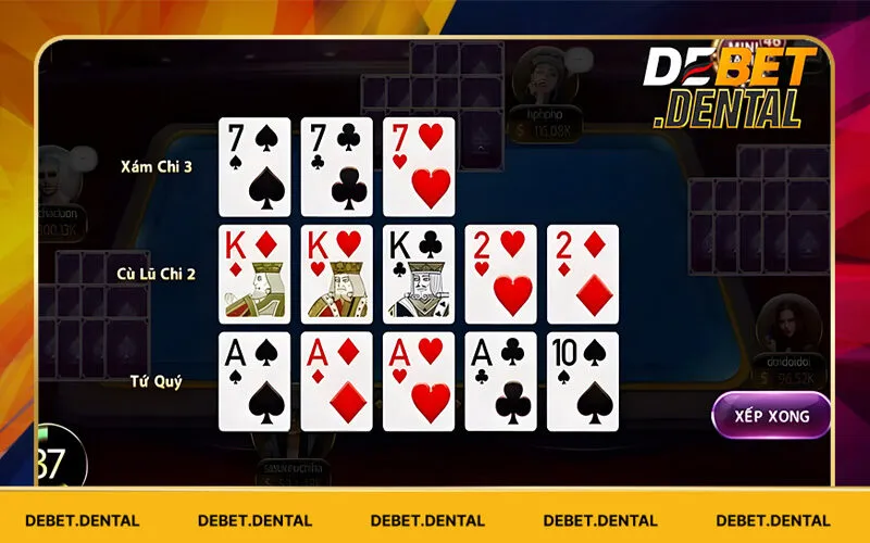 Quy tắc thưởng đặc trưng của game bài Mậu binh